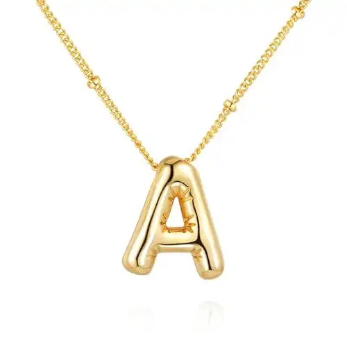 Bubble Letter Necklace