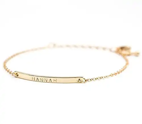 16K Gold Personalized Bracelet