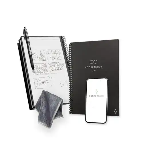 Rocketbook Core Reusable Spiral Notebook