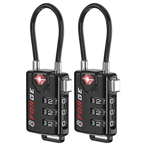 TSA Approved Cable Luggage Locks