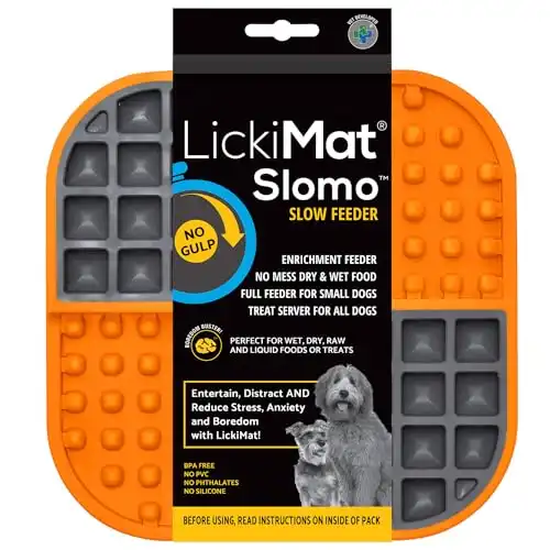 LickiMat Slomo Dog Slow Feeders Lick Mat