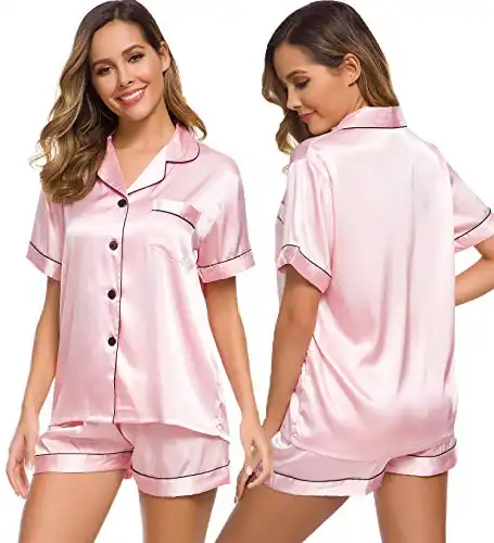 Silk Satin Pajamas Set