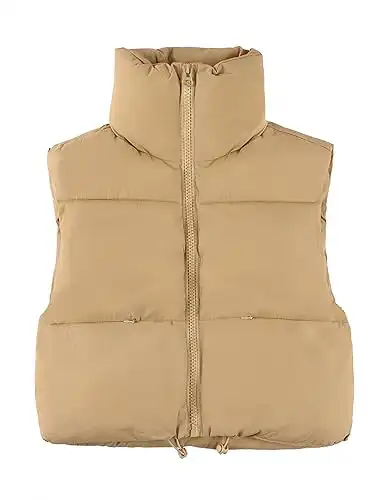 Cropped Puffer Vest