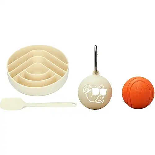 Silicone Slow feeder and Ball holder + Ball