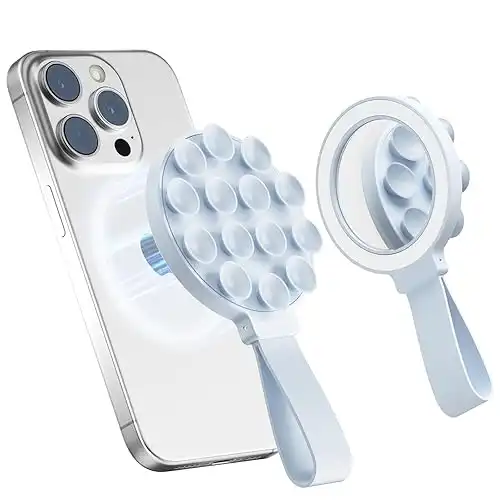 Magnetic Silicone Suction Built-in Mirror for MagSafe