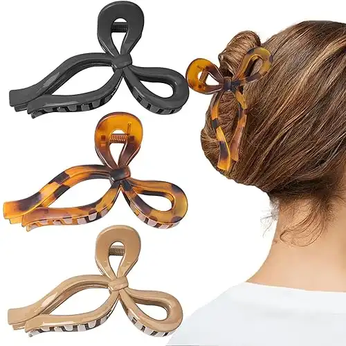 3 PCS Bow Hair Claw