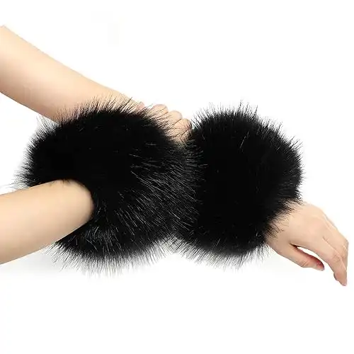 Faux Fur Wrist Cuffs