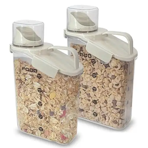 Two Pack Food & Cereal Storage Container