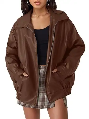 Oversized Leather Jackets